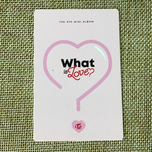 TWICE JIHYO [ What is Love ] Official Photocard, 5th Mini / New / Gift