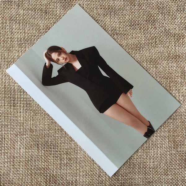 BLACKPINK JISOO #3 [ THE ALBUM ] Official Postcard, 1st Full Album / New / Gift