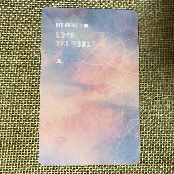 BTS JIN [ Love Yourself World Tour Seoul DVD ] Official Photocard / New / Gift
