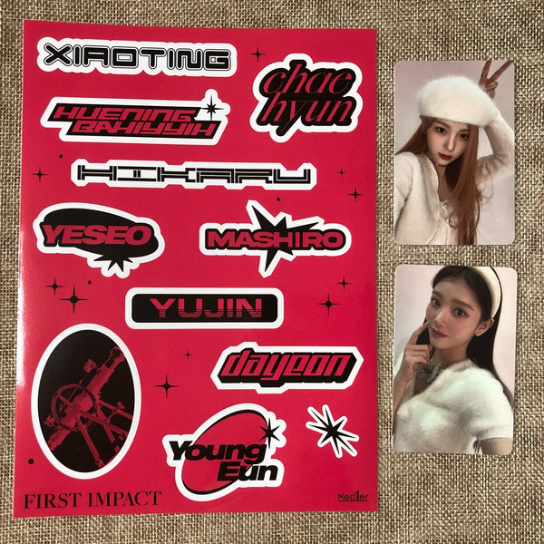 KEP1ER [FIRST IMPACT Connect O Album] Hand Signed Promo Autographed / New / Gift