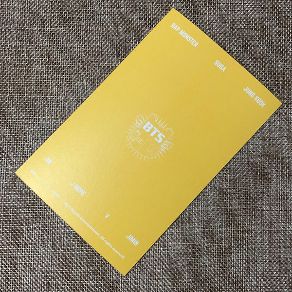 BTS J-HOPE [GLOBAL OFFICIAL FANCLUB 2nd ARMY MEMBERSHIP KIT] Postcard / Gift