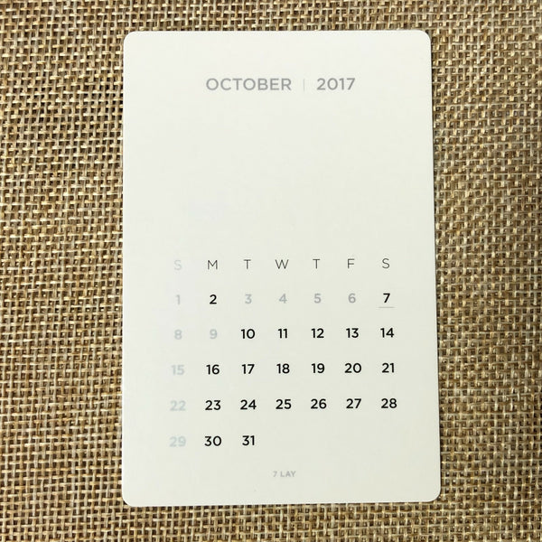 EXO KAI [2017 Season's Greetings] Official Mini Calendar Photocard / New / Gift
