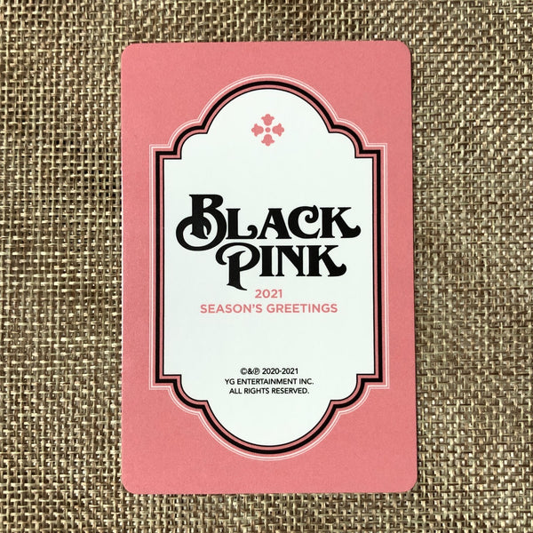 BLACKPINK JENNIE #1 [ 2021 Season's greetings ] Official Photocard / New / Gift