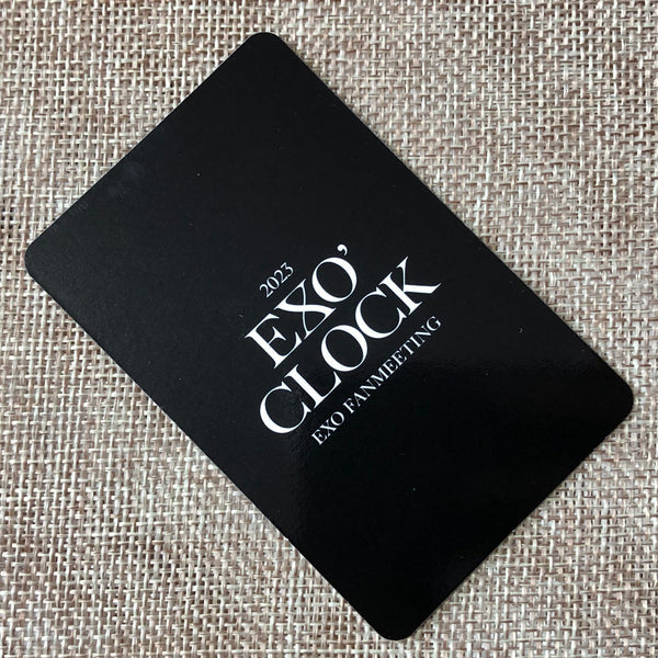 EXO SUHO [ 2023 Fan Meeting EXO' Clock ] Official Photocard / New / Gift