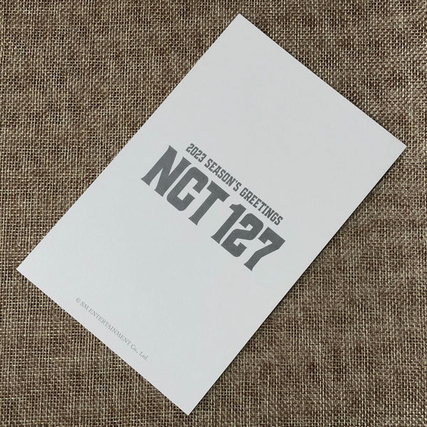 NCT 127 TAEYONG JOHNNY [2023 Season's Greetings] Official Postcard / New / Gift