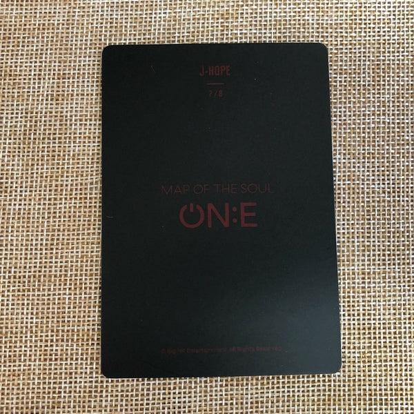 BTS J-HOPE 7/8 [Map of the Soul ON:E] Official Mini Photocard, ONE / New / Gift
