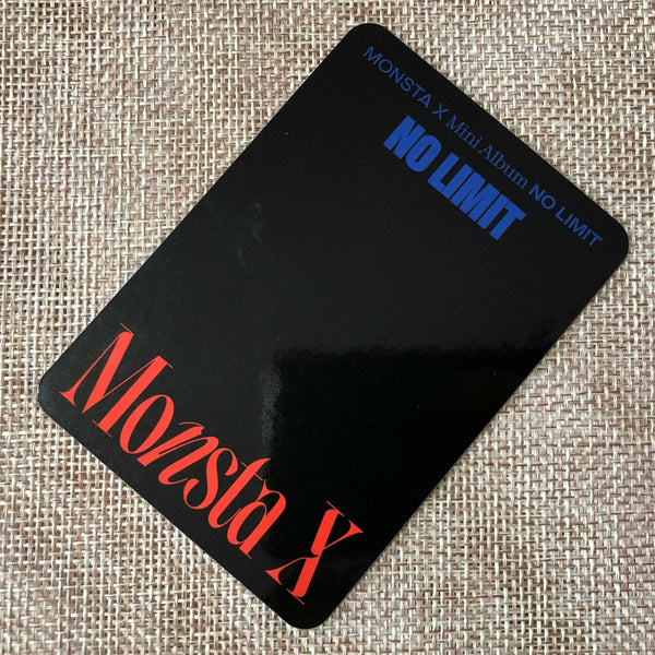 MONSTA X MINHYUK JOOHEON [No Limit] Official Photocard, Mini Album / New / Gift