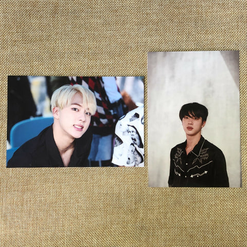 BTS JIN #12 [ Oh, always Exhibition ] Official Live Photo Set of 2 / New / Gift