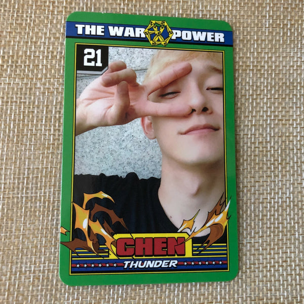 EXO CHEN #2 [ The War Power of Music ] Official Photocard, Album / New / Gift
