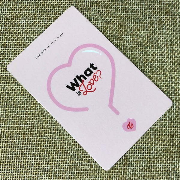 TWICE SANA [ What is Love ] Official Photocard, 5th Mini / New / Gift