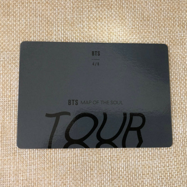 BTS V JIN JIMIN 4/8 [Map Of The Soul Tour] Official Mini Photocard / New / Gift