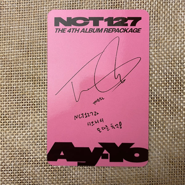 NCT 127 TAEIL [ Ay-Yo ] Official Photocard, A Ver / New, Rare / Gift
