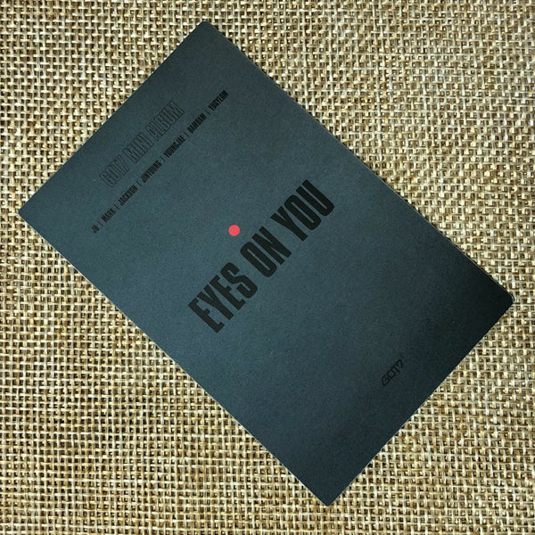 GOT7 YUGYEOM [ Eyes On You Album ] Official Photocard, Black Ver / New / Gift