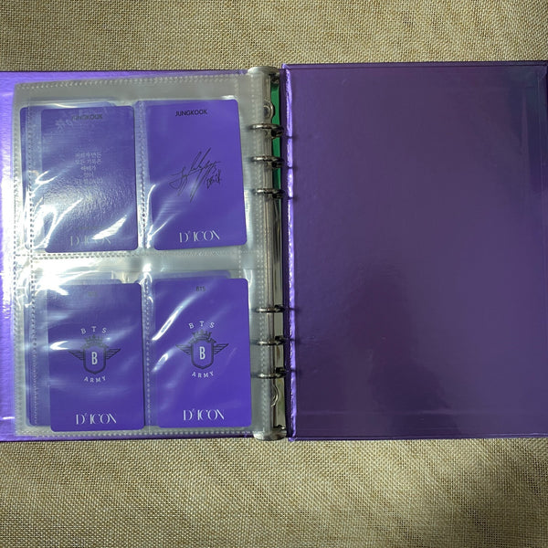 BTS [Dion 101 Photocard Full set] Binder + 100 photocard + 1 postcard / Gift