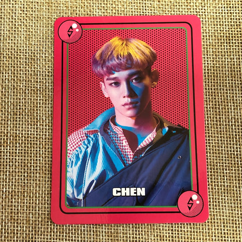 EXO CHEN [The War Power of Music] Official Photocard, Album Limited / New / Gift