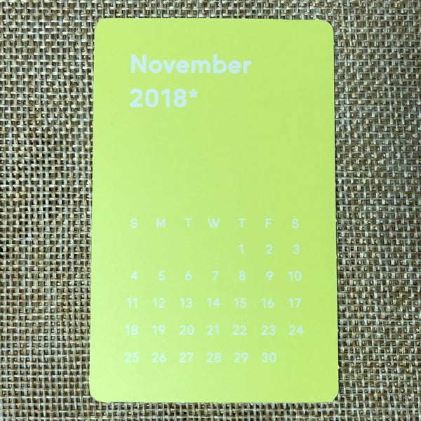 NCT DREAM GROUP [2018 Season's Greetings] Official Calendar Photocard / Gift