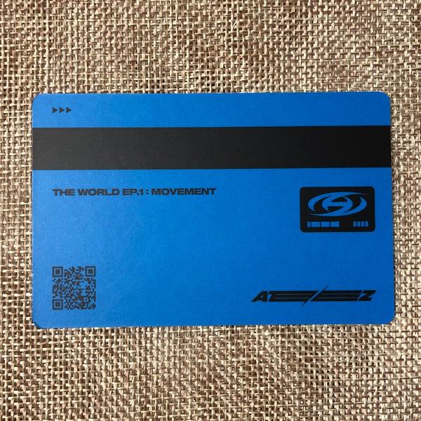 ATEEZ JONGHO [THE WORLD EP.1 : MOVEMENT] Official ID Card Photocard, A / Gift