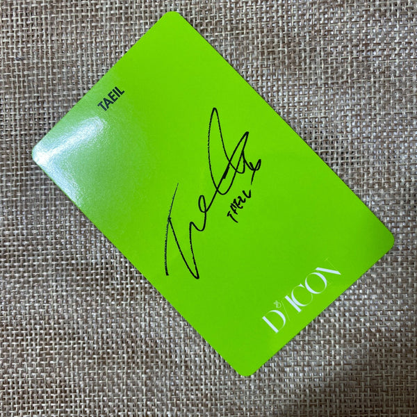 NCT Dream TAEIL #8 [ 2019 Dicon Custom Book ] Official Photocard / New / Gift