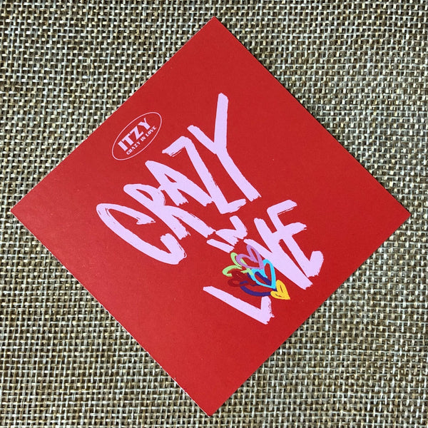 ITZY YEJI #2 [ CRAZY IN LOVE ] Official Preorder Special Photocard / New / Gift