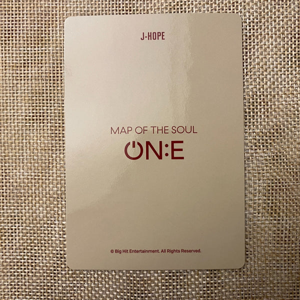 BTS J-HOPE [Map of the Soul ON:E Backpack] Official Mini Photocard, ONE / Gift