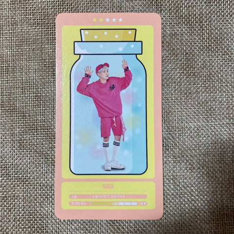 BTS SUGA 2/5 [4th Muster Happy Ever After] Official Cloud Photocard / New / Gift