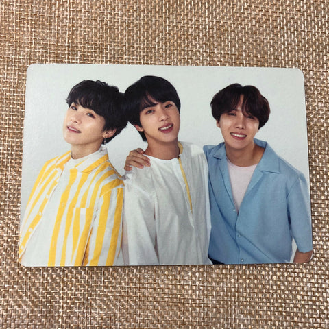 BTS SUGA JIN J-HOPE 8/12 [Love Yourself World Tour] Official Mini Photocard /+G