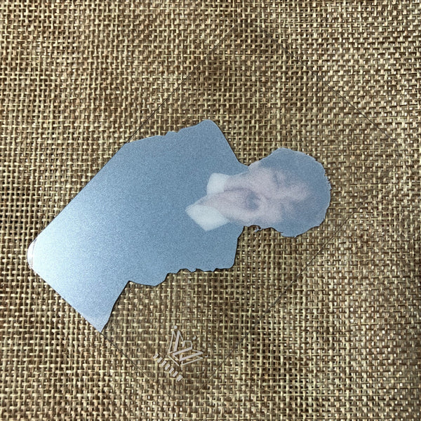 The Rose Kim Woo Sung [WOLF] Official Transparent Clear Photocard / New, Rare