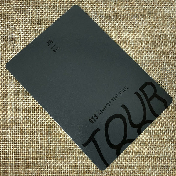 BTS JIN 8/8 [ Map Of The Soul Tour ] Official Mini Photocard / New / Gift