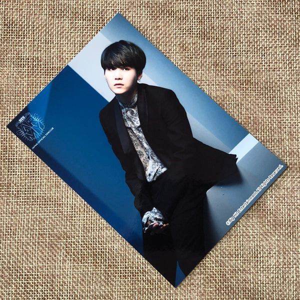 BTS SUGA [JAPAN Official Fanclub Renewal Benefit] Photo Postcard / New, Rare /+G