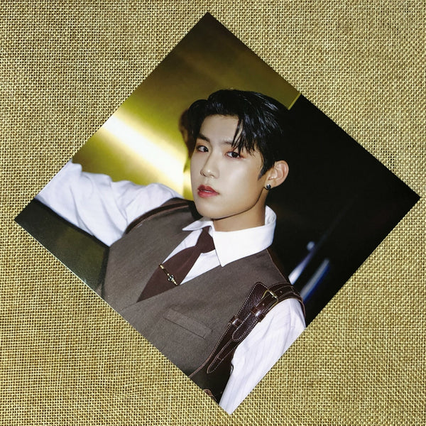 AB6IX WOOJIN [ SALUTE ] Official Postcard, 3rd Album / New, Rare / Gift