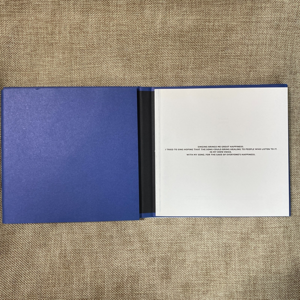 SHINEE Onew [Voice Mini Solo Blue Album] Photobook + CD, No PC / Mint, Rare /+G