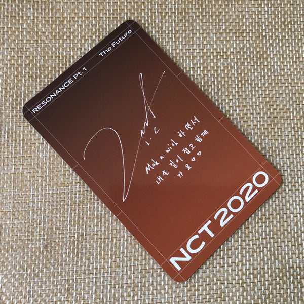 NCT 2020 LUCAS [RESONANCE Pt.1 Future KIHNO KIT] Official Photocard / New / Gift
