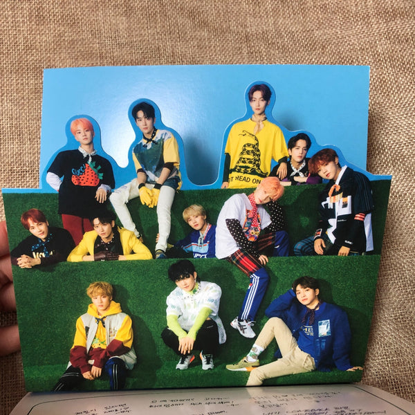 THE BOYZ GROUP [ Bloom Bloom ] Official Pop-Up Card Postcard / New / Gift