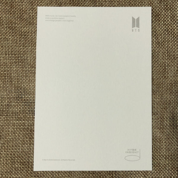 BTS SUGA #2 [ HYBE INSIGHT ] Official Postcard / New / Gift