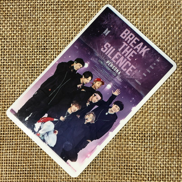 BTS GROUP #4 [Break The Silence Movie] Official Ticket Photocard Photo / Gift