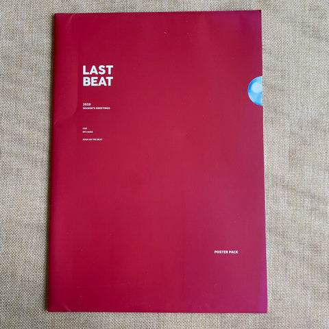 BTS SUGA [ 2019 LAST BEAT Exhibition ] Poster Set, Pack / New, Rare / Gift