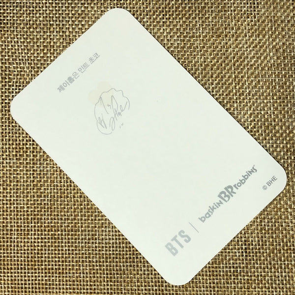 BTS J-HOPE [ Baskin Robbins Promo ] Official Limited Photocard / New / Gift