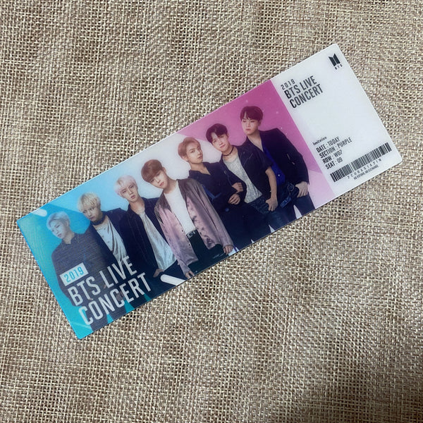 BTS GROUP [ World OST Album ] Lenticular Ticket Photocard / New, Rare / Gift