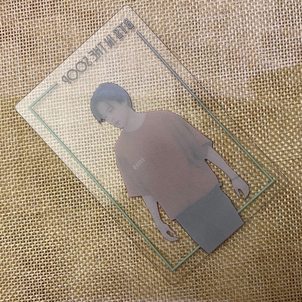 BTS JIMIN [ IN THE SOOP ] Official Transparent Clear Photocard, Early Bird / GFT