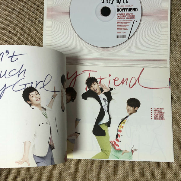 BOYFRIEND [ Don't Touch My Girl ] Official 2nd Single Album / No Photocard