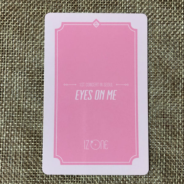 IZ*ONE HITOMI #2 [1st Concert EYES ON ME in Seoul] Official Photocard / Gift