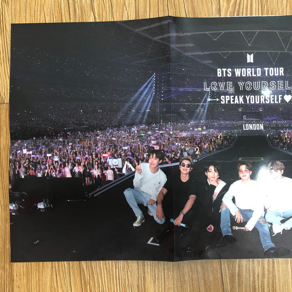 BTS GROUP [ Speak Yourself World Tour London DVD ] Official Poster / New / Gift
