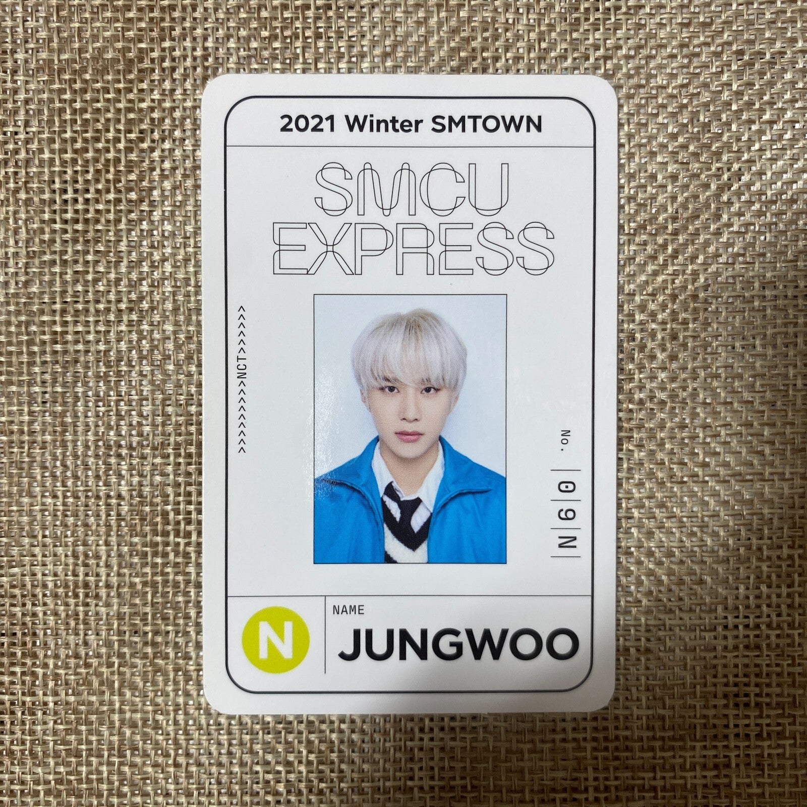 NCT 127 JUNGWOO [2021 Winter SMTOWN SMCU EXPRESS] Official Photocard / Gift