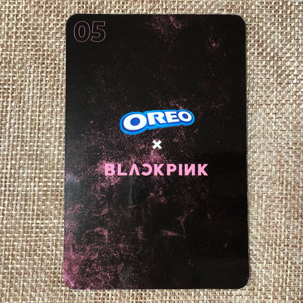 BLACKPINK GROUP [ OREO X BLACKPINK ] Official Limited Photocard / New / Gift