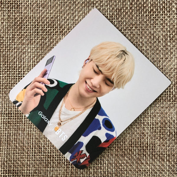 BTS SUGA [ Samsung Galaxy Z 3 Flip ] Official Photocard, Limited / New / Gift