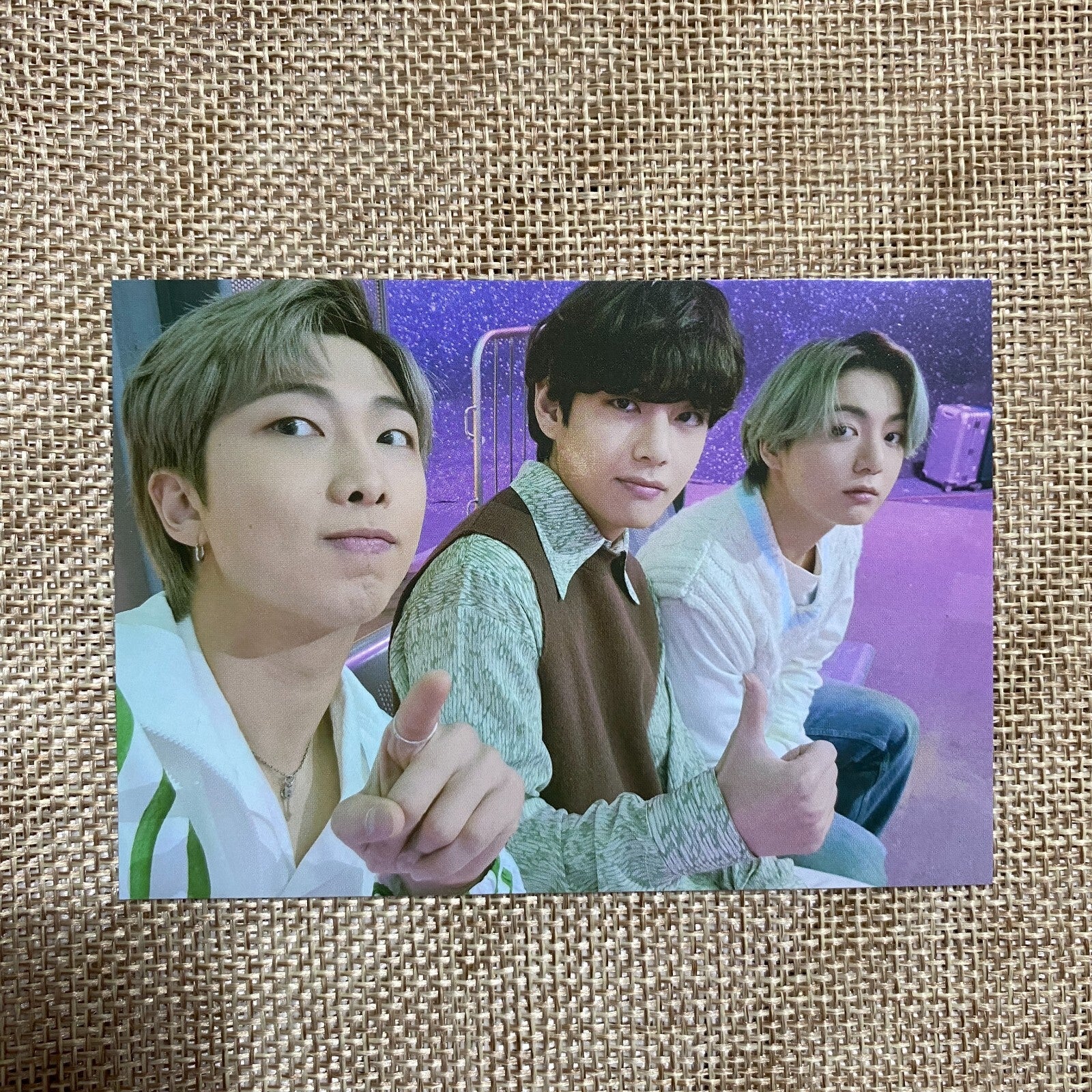 BTS JUNGKOOK V RM UNIT [SOWOOZOO MINI BAG] Official Photocard / New, Rare / Gift