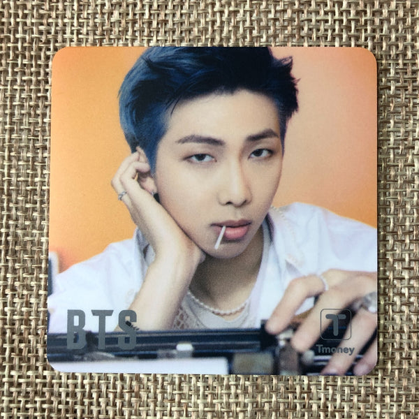 BTS RM [ 2021 CU T-Money ] Official Mini Transparent Photocard / New / Gift
