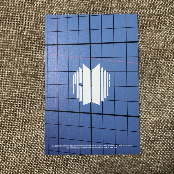 BTS JIMIN [ PROOF Compact Edition ] Official Postcard Photocard / New / Gift