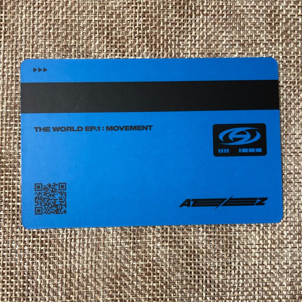 ATEEZ HONGJOONG [THE WORLD EP.1 : MOVEMENT] Official ID Card Photocard, A Ver.