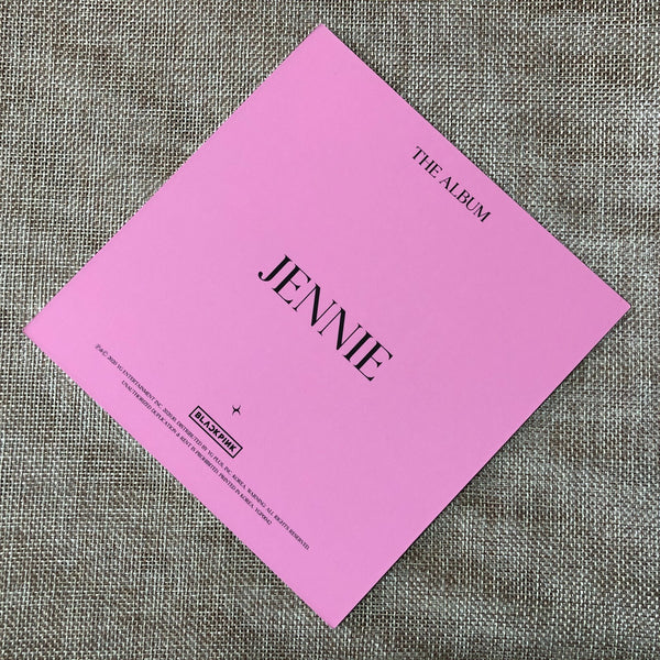 BLACKPINK JENNIE [ THE ALBUM ] Official Postcard, Ver. 2 / New / Gift